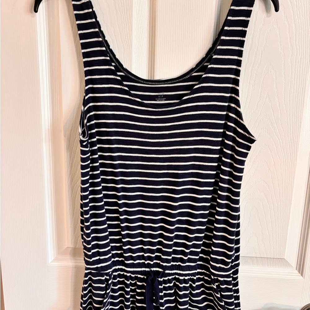 Aerie small jumpsuit navy blue